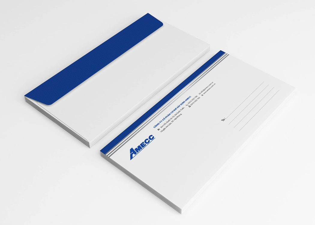 AMECC - Thiết kế logo và bộ nhận diện thương hiệu công ty cơ khí AMECC